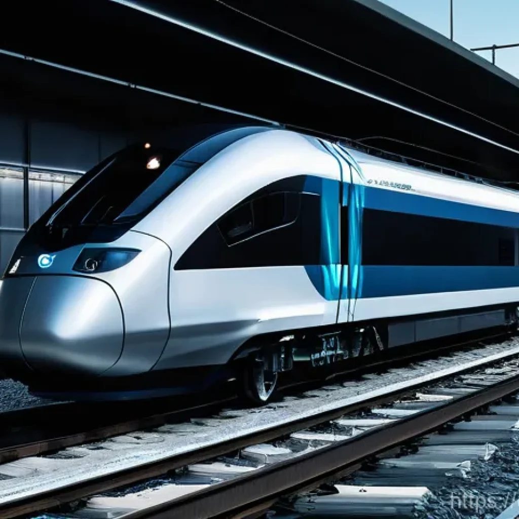 철도 안전사고 예방 사례 - **Prompt:** "A highly detailed, cinematic shot capturing the essence of 'Predictive Maintenance and ...