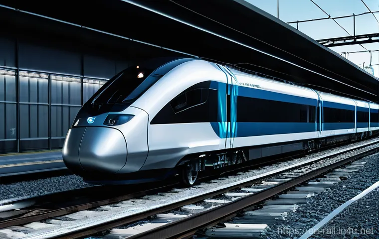 철도 안전사고 예방 사례 - **Prompt:** "A highly detailed, cinematic shot capturing the essence of 'Predictive Maintenance and ...